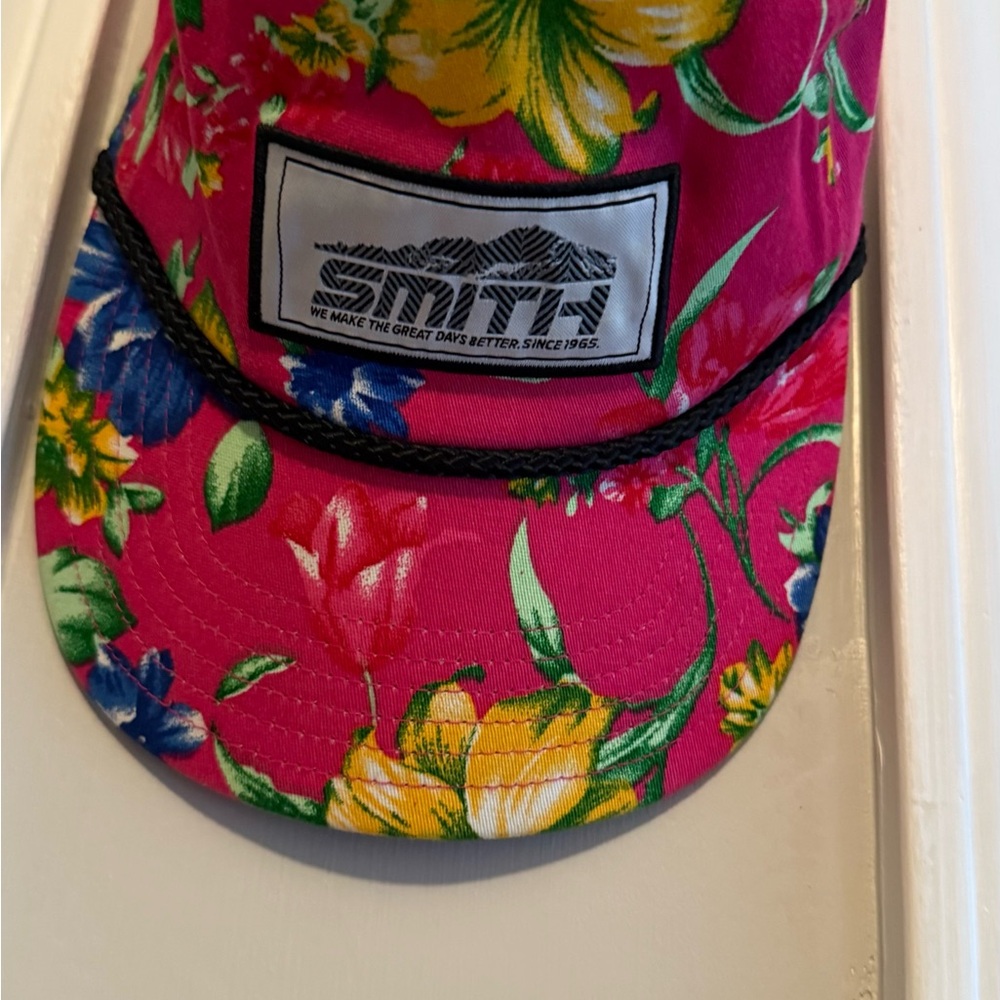 SMITH Floral Hat - Pink, Yellow, Blue